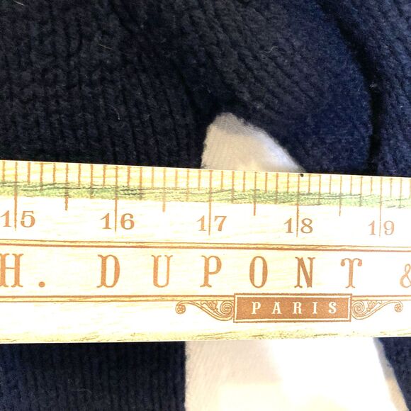 Filson XS Men’s Turtleneck Sweater Blue Geelong Lambswool Made In Scotland Thick - Picture 6 of 11